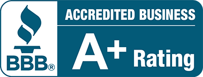 Better Business Bureau A+ Rating icon.