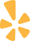 Yelp yellow icon.