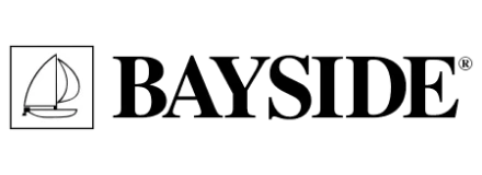 Bayside apparel brand logo.