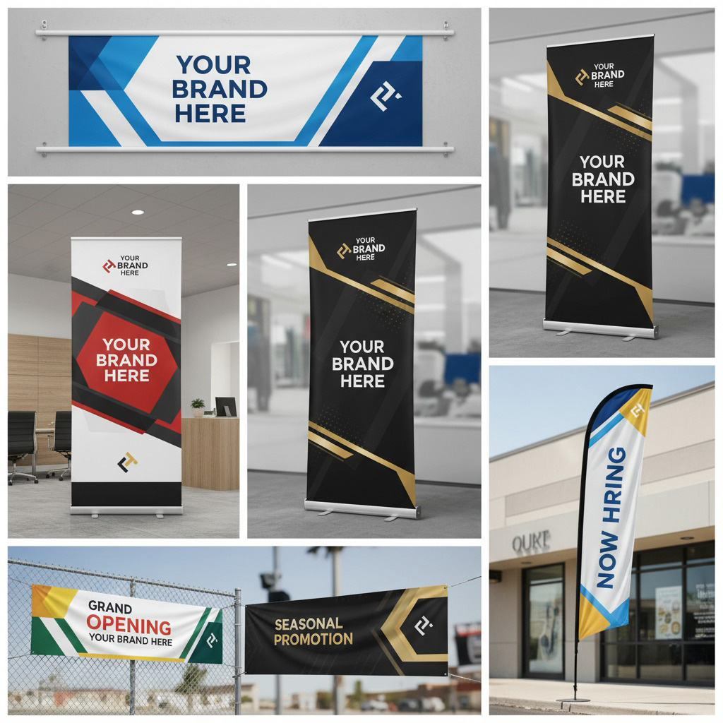 Austin Marketing Banners custom business banners for storefronts and promotions