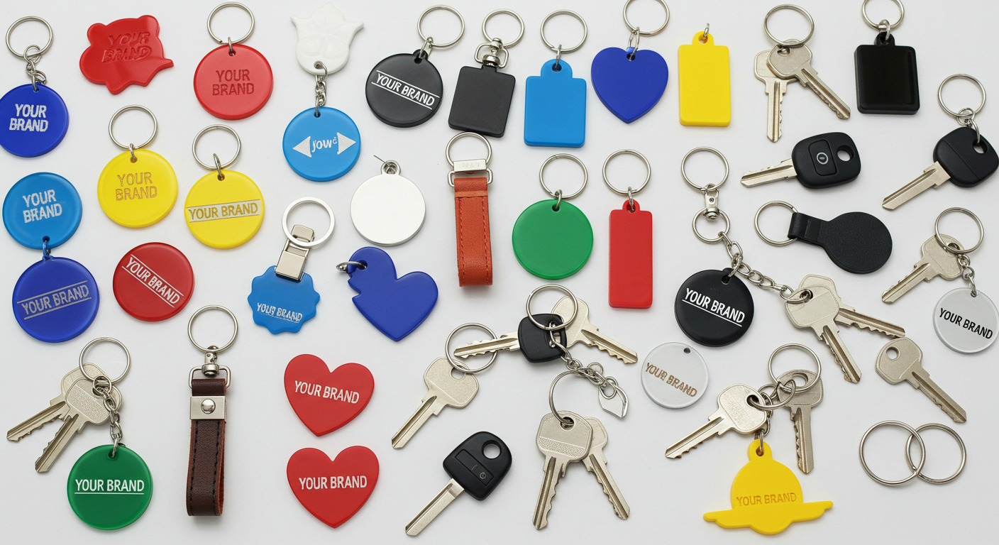 Austin Custom Accessories custom logo keychains for events