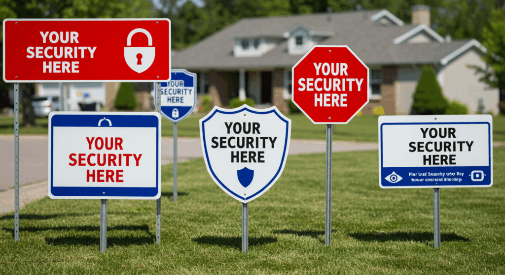 Austin Custom Yard Signs – professional security signs for homes and businesses