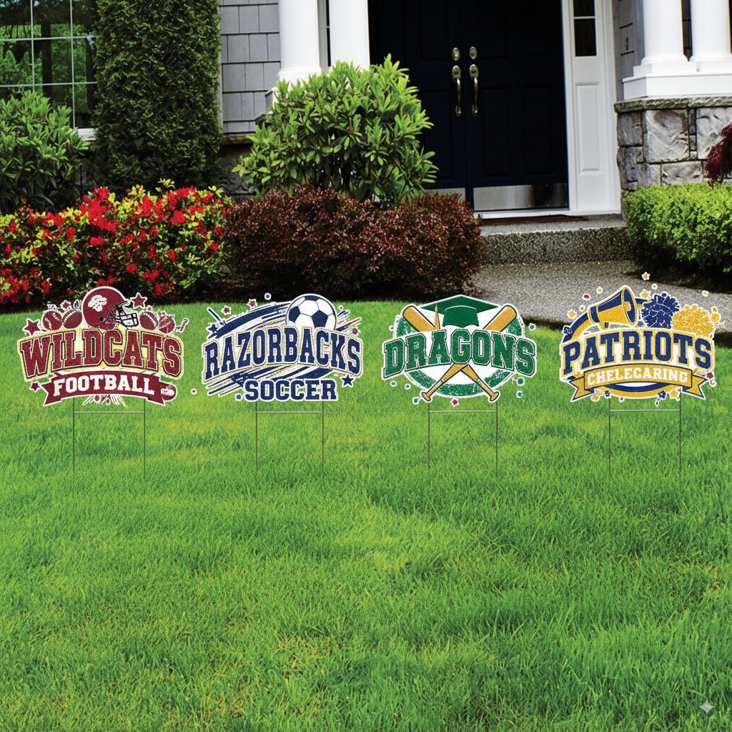 Austin Custom Yard Signs – sports team and athletic yard signs