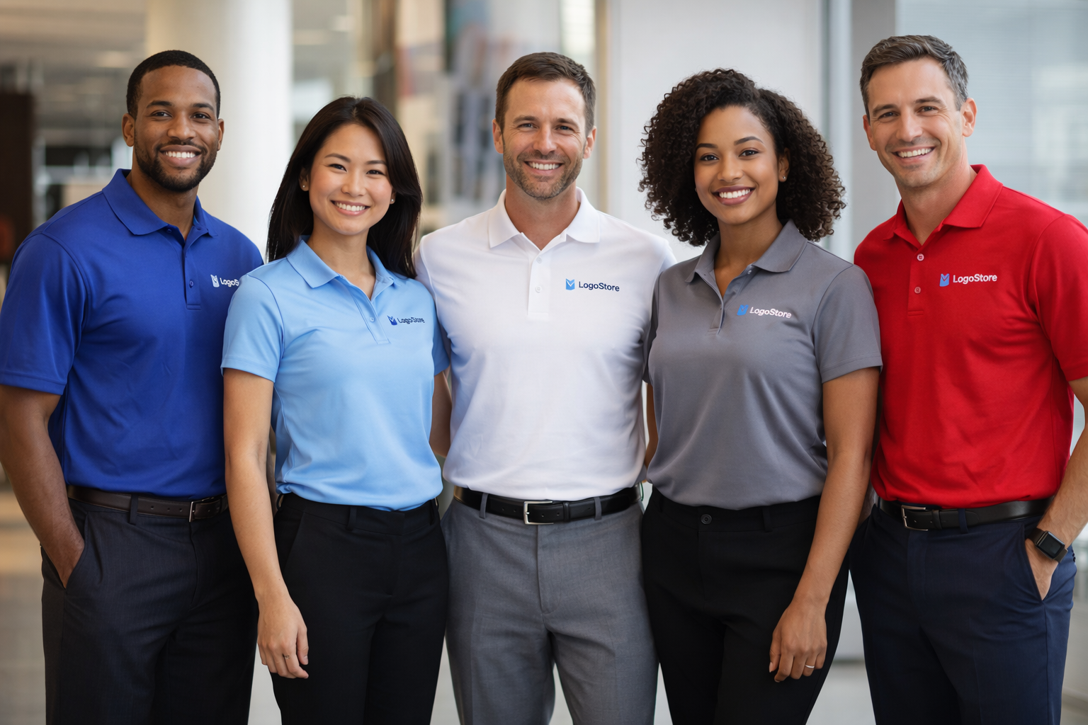 comany in custom polos from logo store custom printing in austin tx