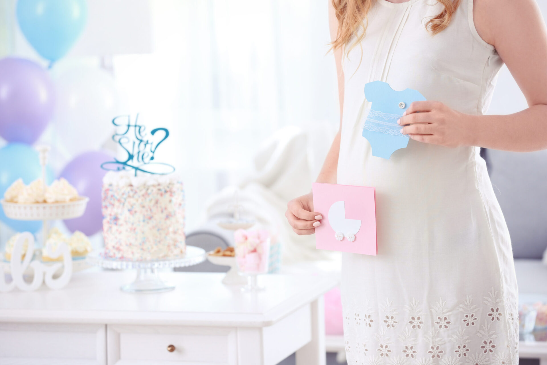 pregnant woman getting ready for baby shower needing custom t shirts within a week